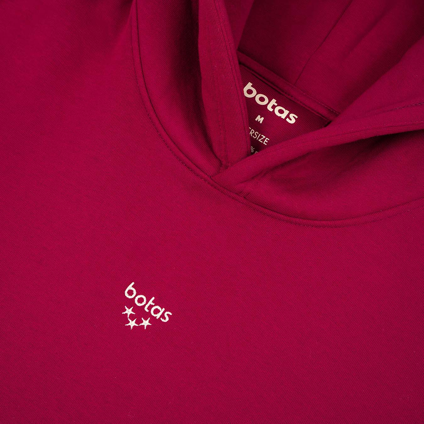 Mikina Hoodie Bordeaux