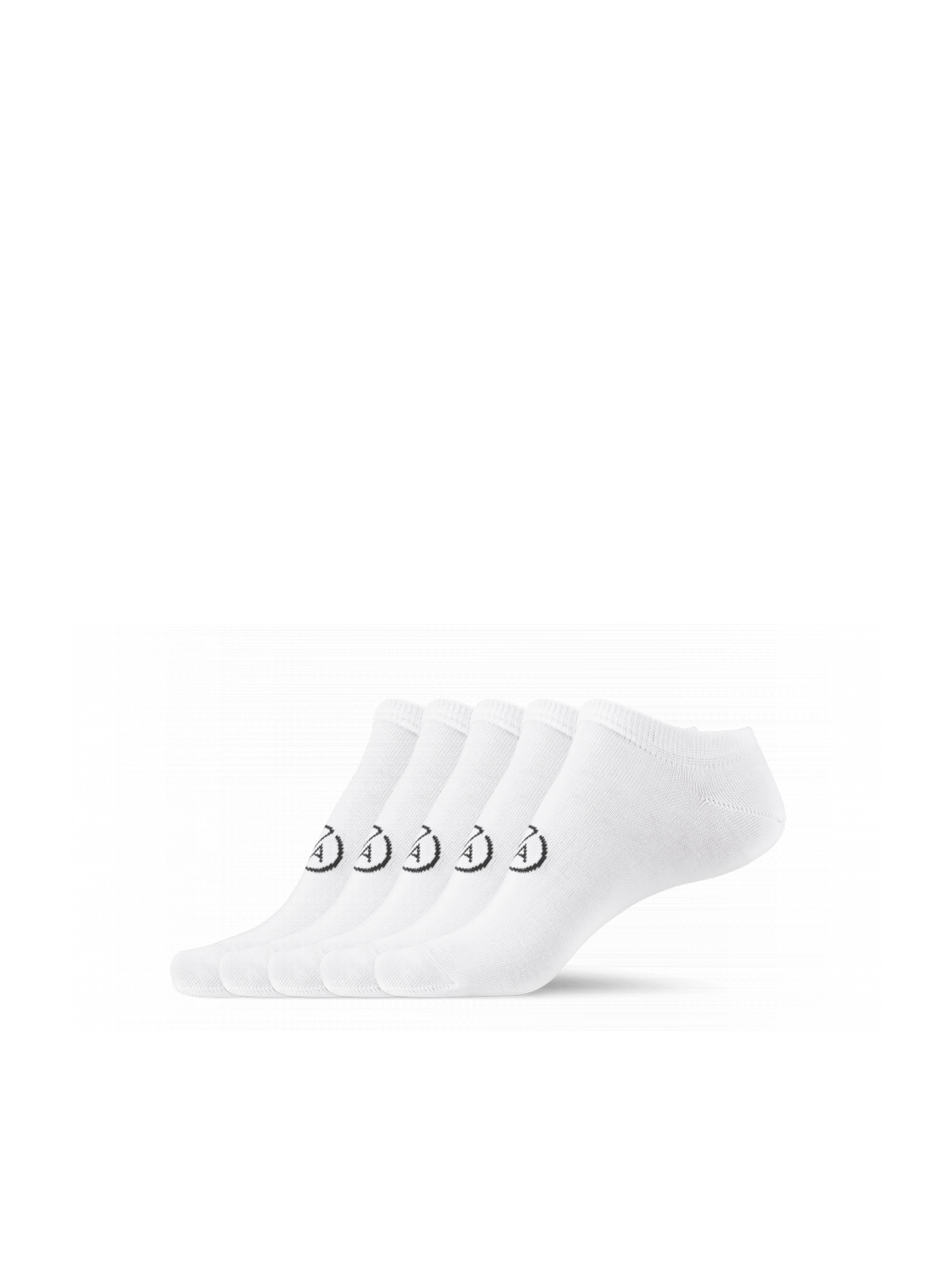 5 x Kotníkové Ponožky Bílé
