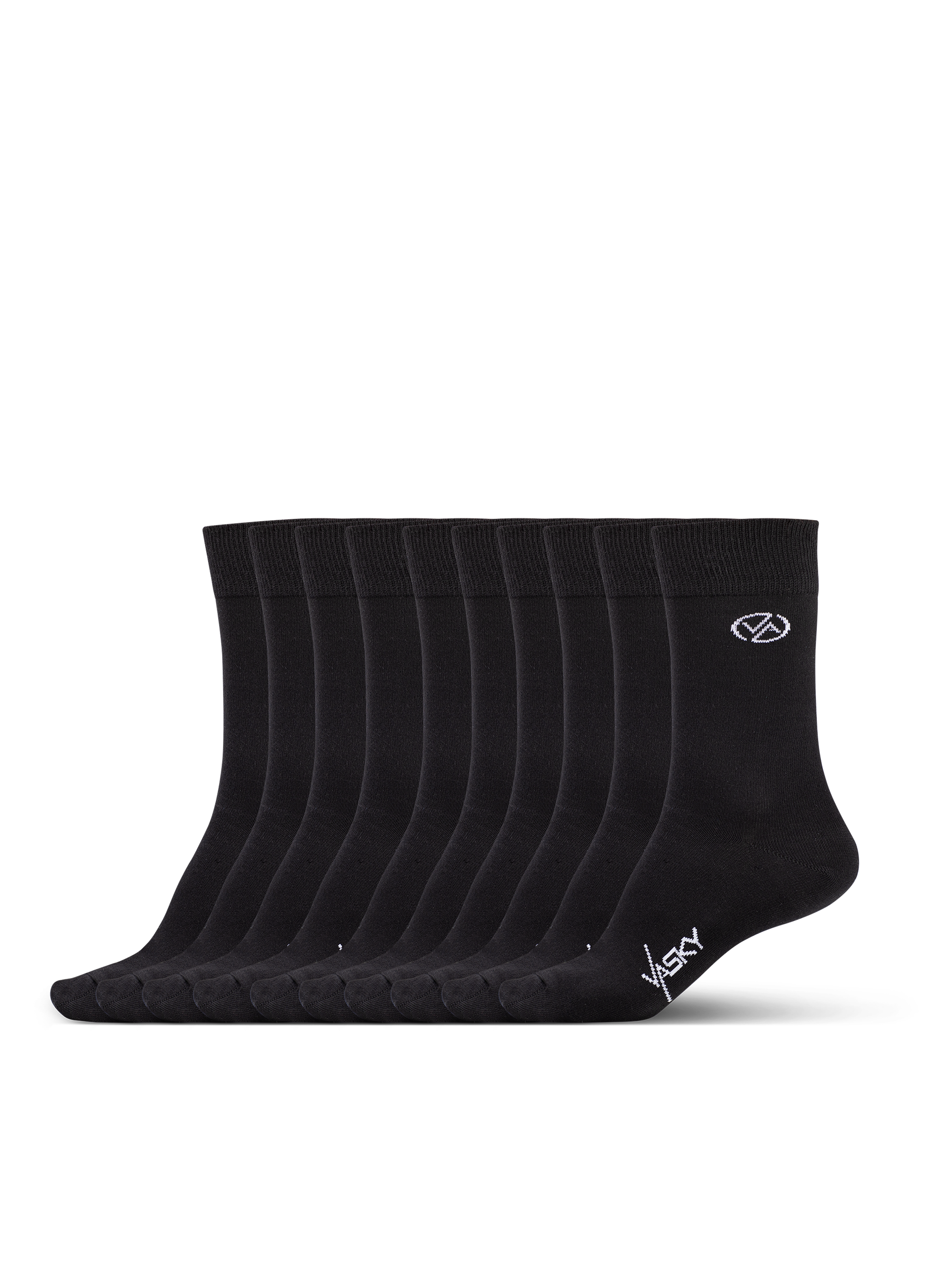 10 x Ponožky Vysoké Černé